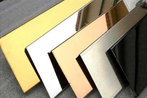 ورق استیل فلزات رنگین